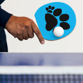 Raquete De Ping Pong Pingpong Paddle - Impressão Polidáctil Direita no 