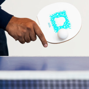 Raquete De Ping Pong Pino do Coração da Neve de inverno Ping Pong Paddl