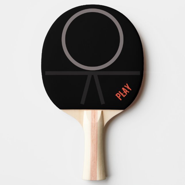 Raquete De Ping Pong Pino do Jogo Pong Paddle (Frente)