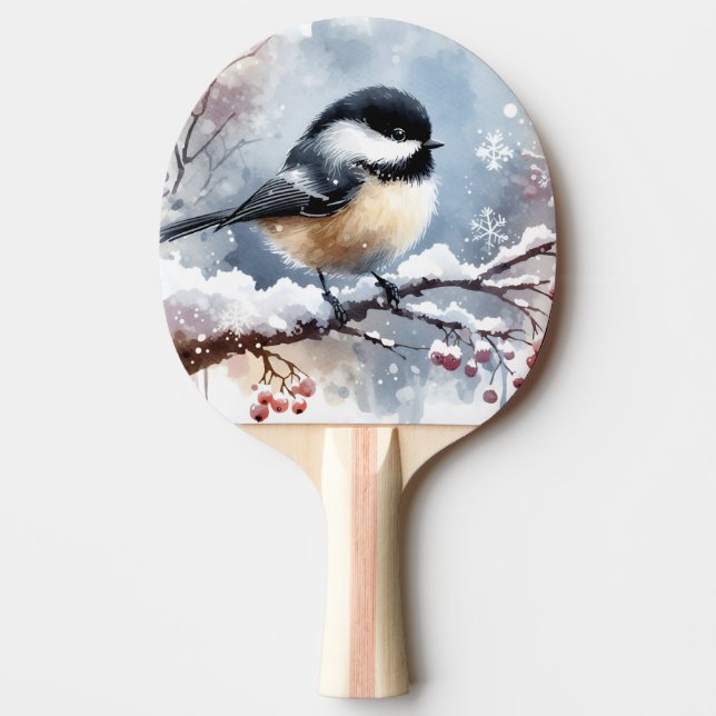 Raquete De Ping Pong Pino do Ping do Chickadee (Frente)