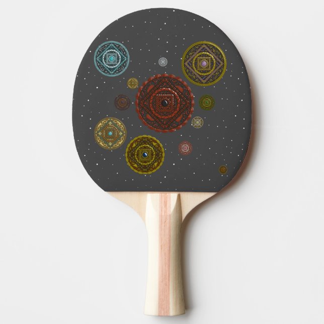 Raquete De Ping Pong Pino do Ping Zodíaco (Frente)