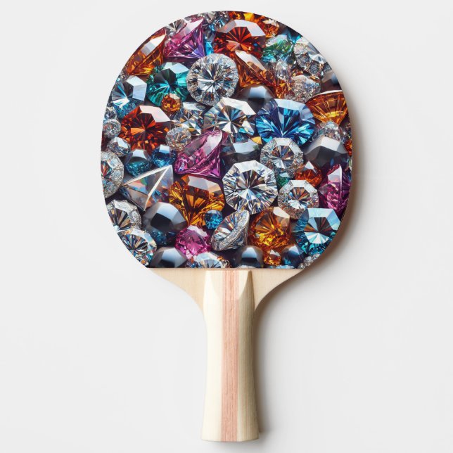 Raquete De Ping Pong Pino do Pino da Gem (Frente)