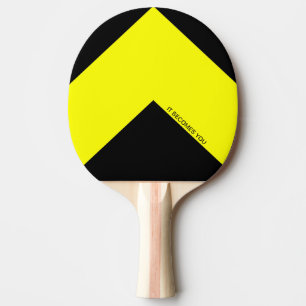 Raquete De Ping Pong Pino do Pino da Seta Amarela
