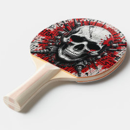 Raquete De Ping Pong Pino do pino do Grafite do crânio