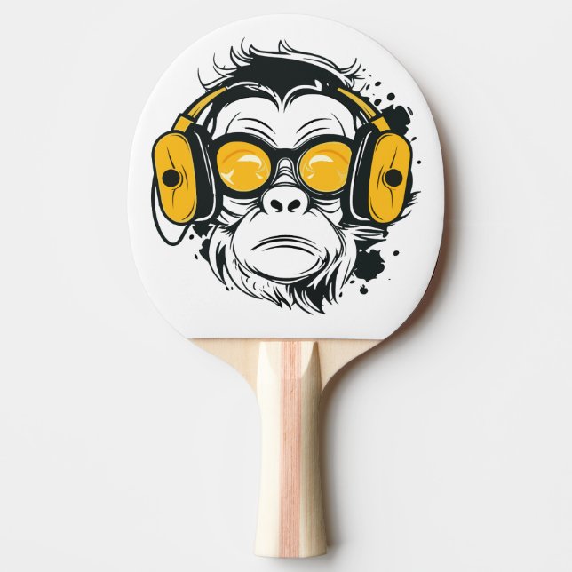 Raquete De Ping Pong Pino do Pino do Macaco Trippy (Frente)