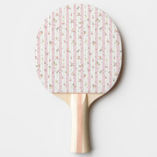 Raquete De Ping Pong Pino do Pino do Padrão Floral Delicado