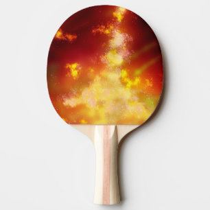 Raquete De Ping Pong Pino do Pino Pong da Noite Sky Flame Ping