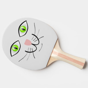 Raquete De Ping Pong Pino Ping Pong Cara-Gato