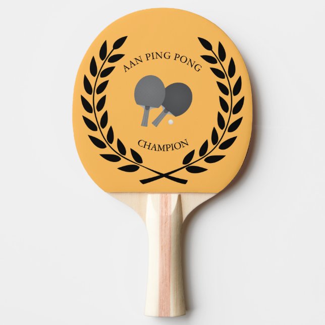 Raquete De Ping Pong Pino Ping Pong Personalizado (Frente)