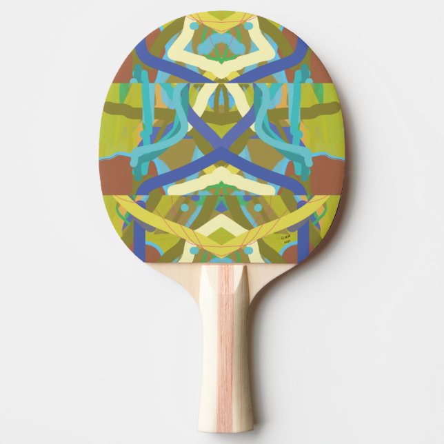 Raquete De Ping Pong Pino Pino Pino 2 de Painterly (Frente)