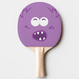 Raquete De Ping Pong Pino Pino Pino Monstro Roxo