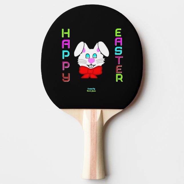 Raquete De Ping Pong Pino Pino Pino Pino Pino da Páscoa (Frente)