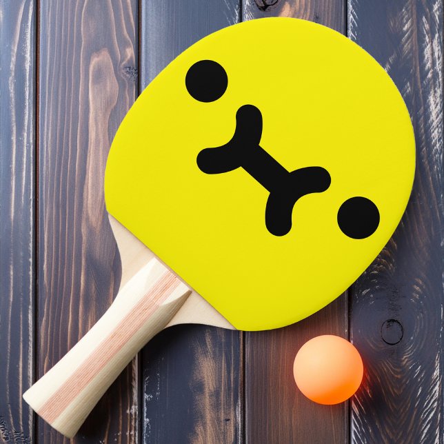 Raquete De Ping Pong Pino Pong Amarelo - Alça-Ping (Criador carregado)