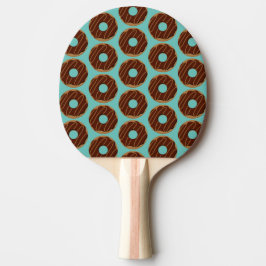 Raquete De Ping Pong Pino Pong de Rosquinha de Chocolate