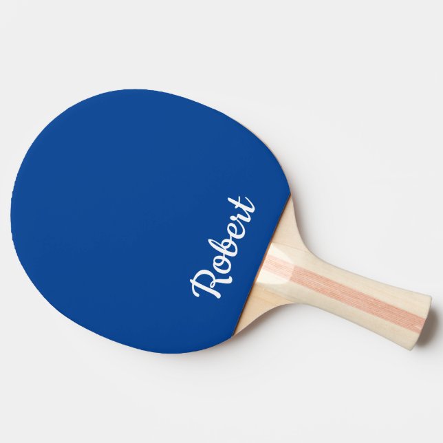 Raquete De Ping Pong Pino Pong do Nome Personalizado Vermelho (Lateral)