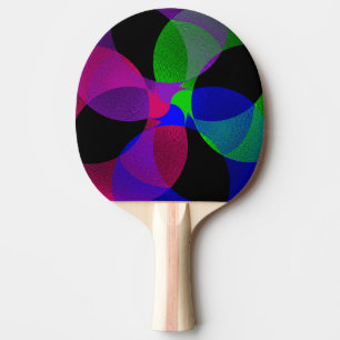 Raquete De Ping Pong Pino Pong do Ping de Fusão Geométrica de Várias Co