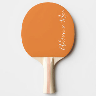 Raquete De Ping Pong Pino Pong Neon Laranja Simplesmente Personalizado