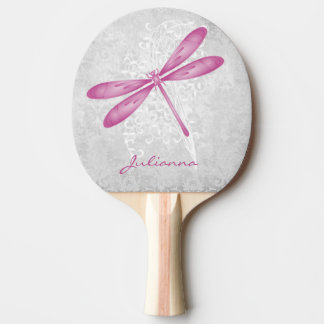 Raquete De Ping Pong Pino Pong Personalizado Do Dragonfly Magenta