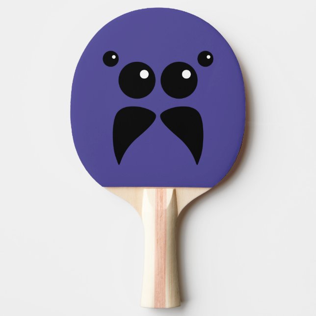 Raquete De Ping Pong Pino Pong Ping Face Aranha Pulando (Frente)