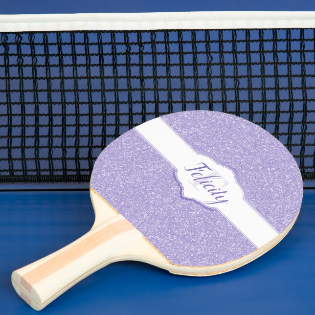 Raquete De Ping Pong Pino Pong Ping Monograma Roxo (Insitu)