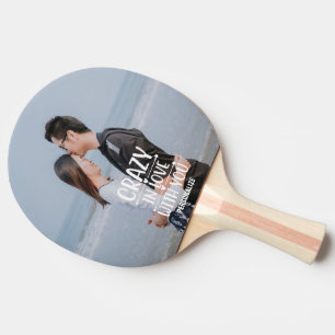 Raquete De Ping Pong Pino Pong Ping Paddle Louco No Amor