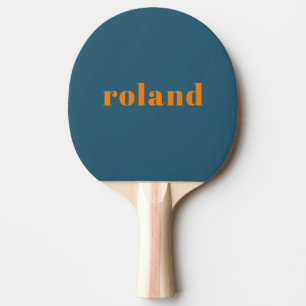 Raquete De Ping Pong Pino Pong Pino do Nome Laranja Azul Negrito
