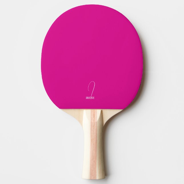 Raquete De Ping Pong Pino Pong Pino Monograma Quente (Frente)