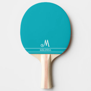 Raquete De Ping Pong Pino Pong Pino Monograma Teal