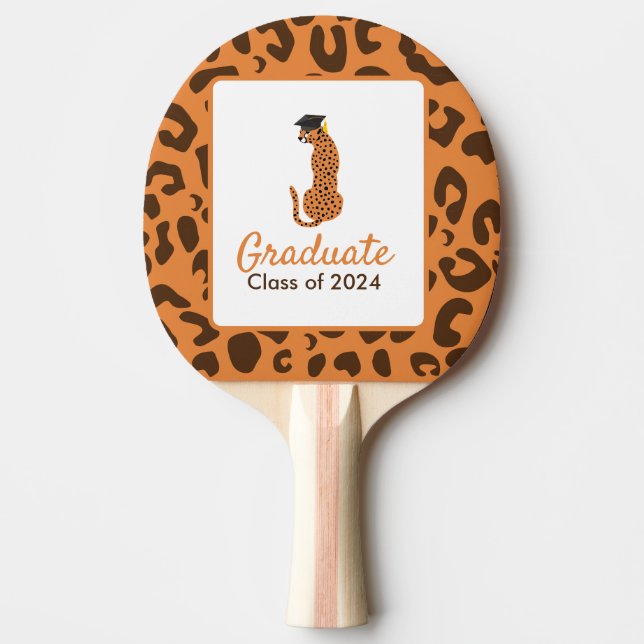Raquete De Ping Pong Pino Pong Pong Leopard Ping (Frente)