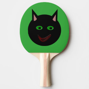 Raquete De Ping Pong Pino Pong Preto do Halloween
