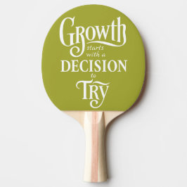 Raquete De Ping Pong Pino Verde - O Crescimento Começa
