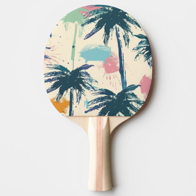 Raquete De Ping Pong Pinos do pino do Design de Palm (Frente)