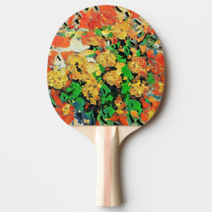 Raquete De Ping Pong Pintura A Óleo Retro: Monet Van Gogh