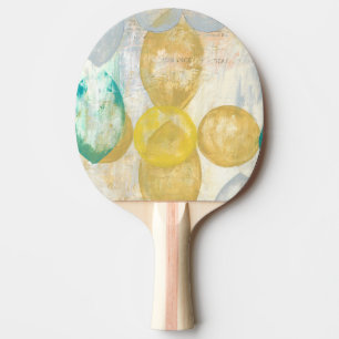Raquete De Ping Pong Pintura de Abstrato moderna em Newsprint