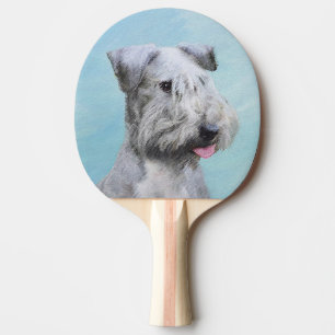Raquete De Ping Pong Pintura de Cesky Terrier - Arte de Cachorro Origin