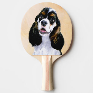 Raquete De Ping Pong Pintura De Cocker Spaniel (Participante) - Arte De