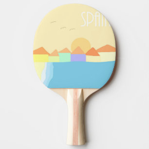 Raquete De Ping Pong pintura de paisagem espanha