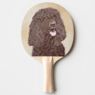Raquete De Ping Pong Pintura em espanhol de água irlandesa - Arte origi