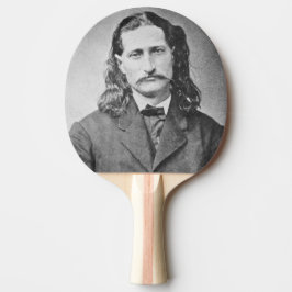Raquete De Ping Pong Pistolero do Velho Oeste Marshal Wild Bill Hickok