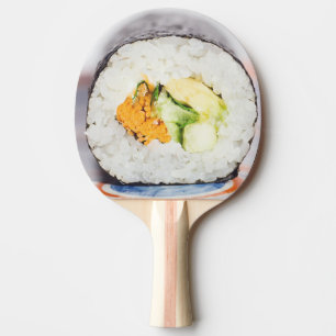 Raquete De Ping Pong Pó de sushi Peixe e arroz
