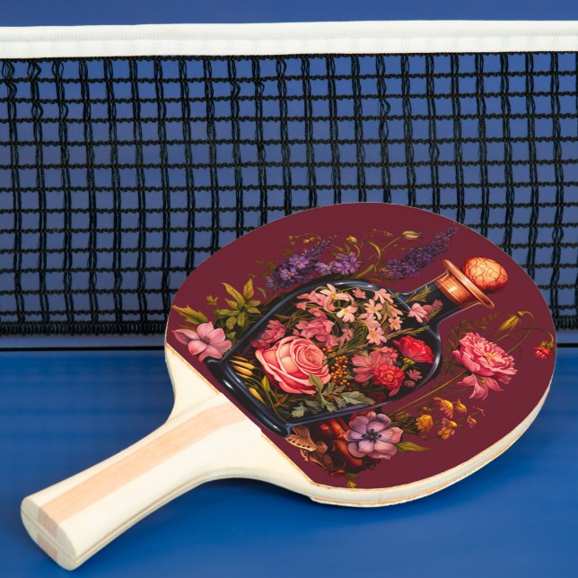Raquete De Ping Pong Poção mágica Floral - Víblias Witchy (Insitu)