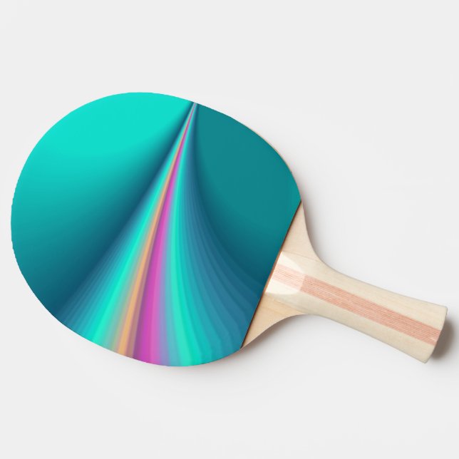 Raquete De Ping Pong Poder da turquesa (Lateral do verso)