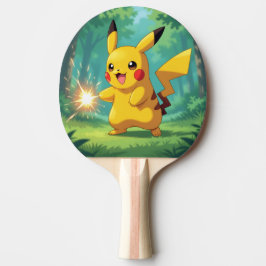 Raquete De Ping Pong Pokémon und seine Treue Freunde Leinwanddruck