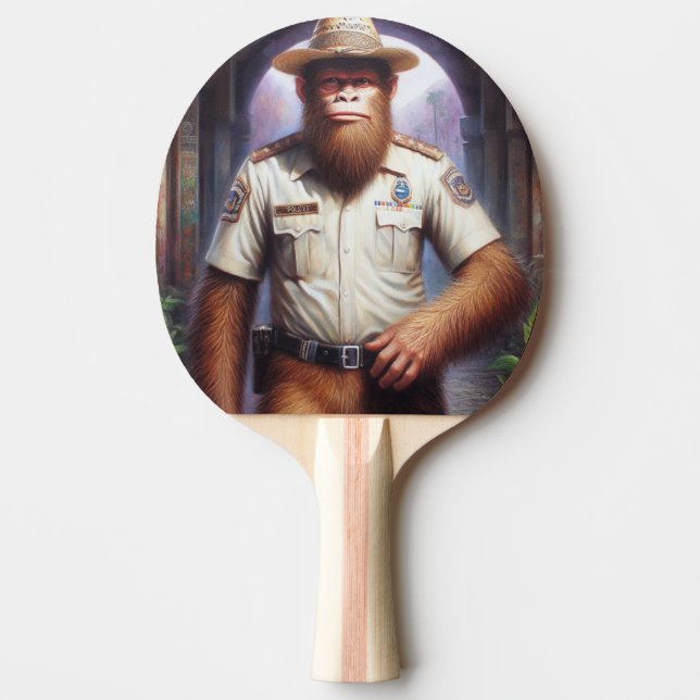 Raquete De Ping Pong Policial Bigfoot (Frente)