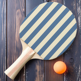 Raquete De Ping Pong Polo Listrado Cor Azul Capri