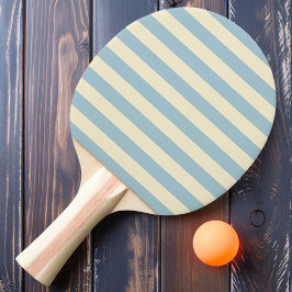 Raquete De Ping Pong Polo Listrado Cor Céu Claro