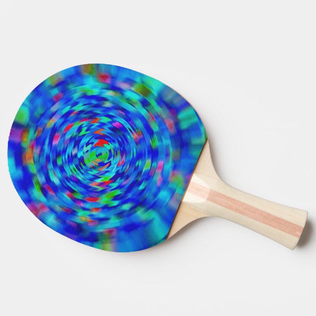 Raquete De Ping Pong Pond Ripple Azul (Lateral)