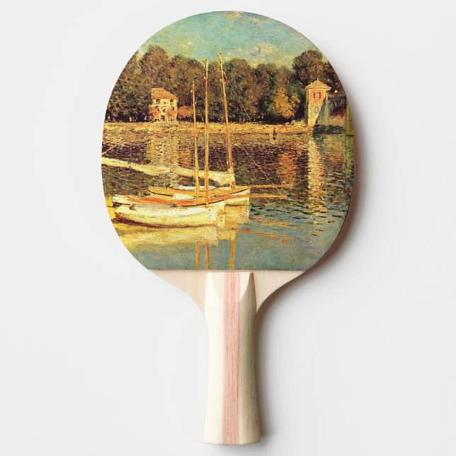 Raquete De Ping Pong Ponte no Argenteuil Claude Monet (Frente)