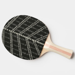 Raquete De Ping Pong Pontos Verticais Verticais Horizontais Diagonais