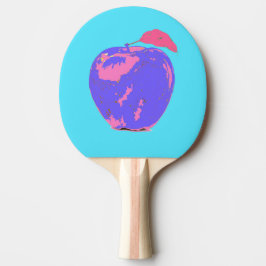 Raquete De Ping Pong Pop de Arte Roxa